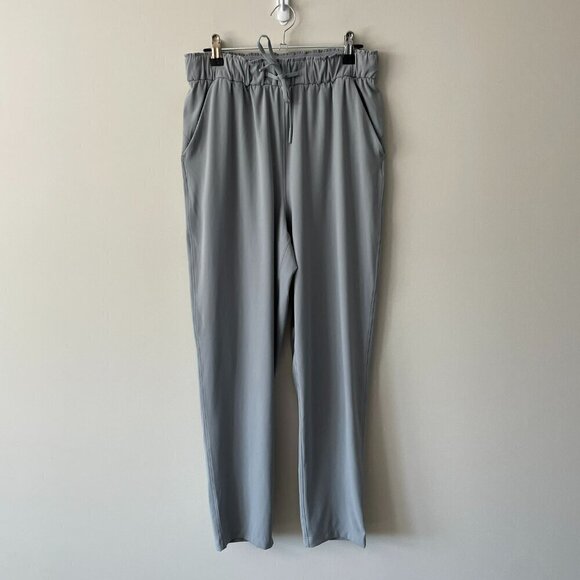 Lululemon 2021 Stretch 7/8 Length Pant 25" Tapered Leg Pants Rhino Grey 6 - Picture 2 of 9